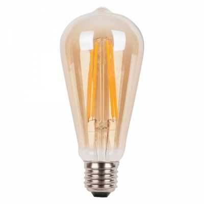 Лампа ST64 Amber — філамент, 4500K, 8W