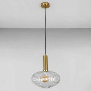 Світильник з прозорим склом 1016/1 WH+CL